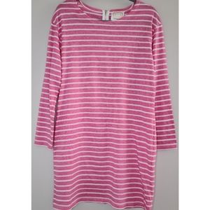 Sail to Sable Pink & White Striped Dress